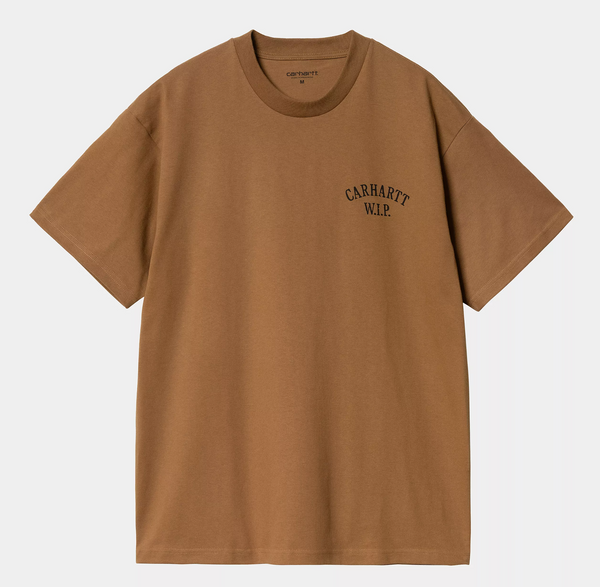 ★2023SS新作★CARHARTT★S/S FEZ T-SHIRT Carhartt WIP Chase T-Shirt | GREY HEATHER/GOLD | SVD